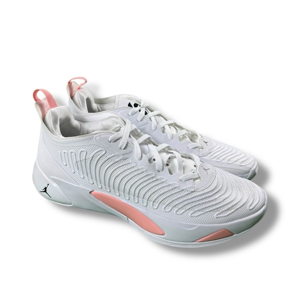 NWOB Air Jordan Luka 1 Dog Dad DN1772-106 White Black Bleached Coral Mens Sz 16